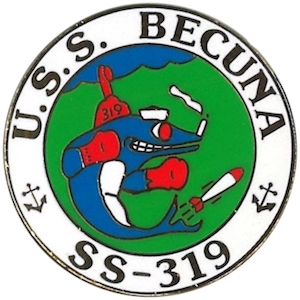USS Becuna (SS 319)Patch