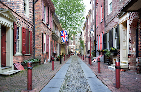 Elfreth's Alley - our nation's oldest residential street