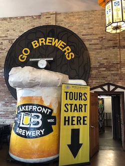 Lakefront Brewery Tour Entrance